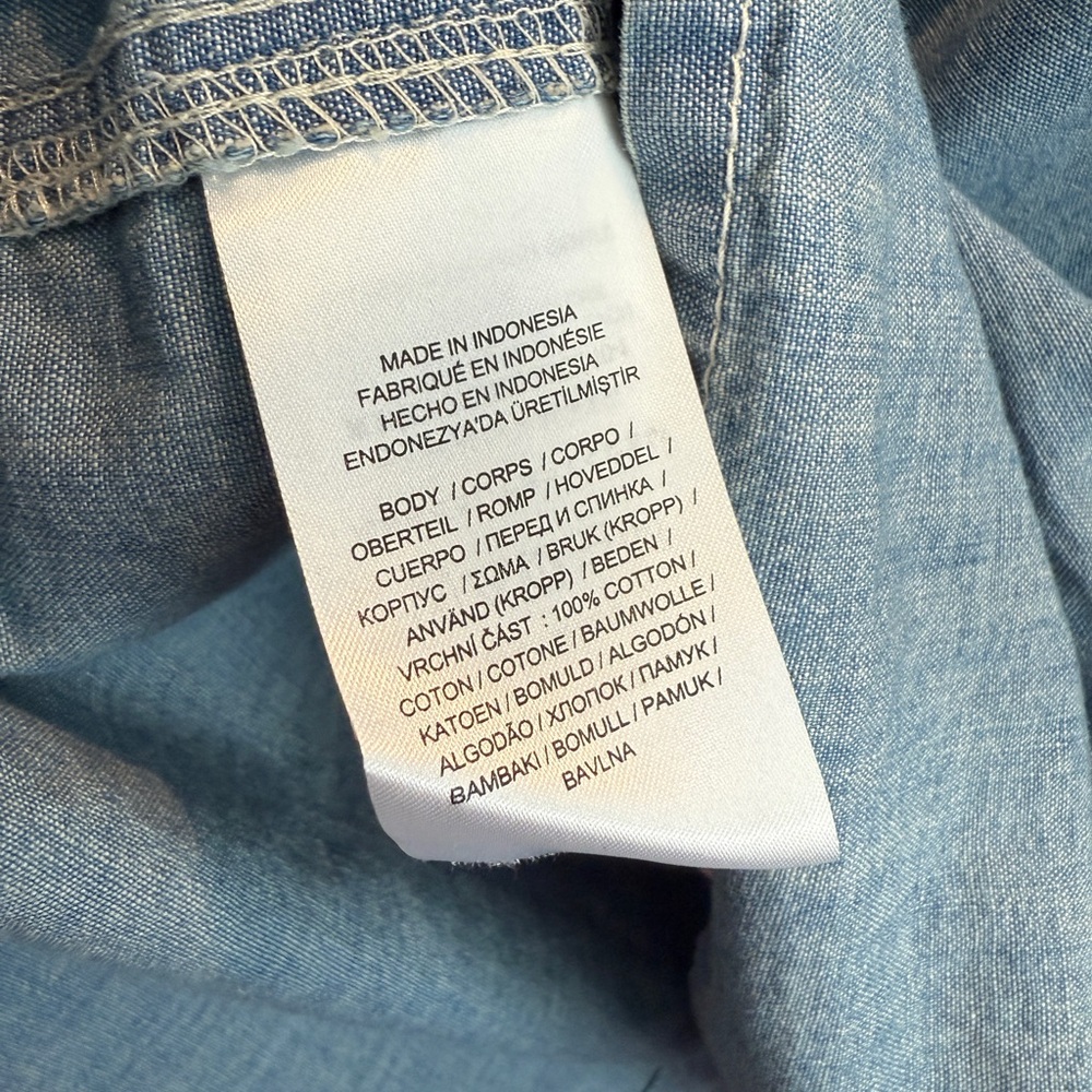 Ralph Lauren Light Blue Denim Shirt Dress - Picture 3 of 6